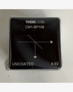 Thorlabs CM1-BP108 Cube Mounted Pellicle Beamsplitter 8:92 (R:T) Uncoated 400-2400nm