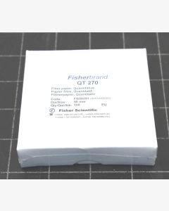 Fisherbrand QT270 Grade 53 Ashless Hardened Quantitative Filter Paper (90mm diameter)