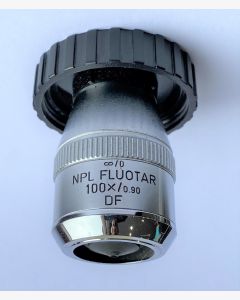Leitz NPL Fluotar 100x /.90 DF Infinity Microscope Objective
