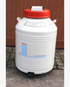 Thermo Locator 6 Plus Cryogenic Storage Dewar with Thermolyne Liquid Nitrogen Level Monitor