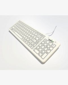 Antibacterial Keyboard, Flat Medical Keyboard, Wired