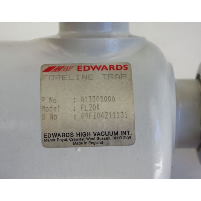 Edwards FL20K Foreline Trap and fittings