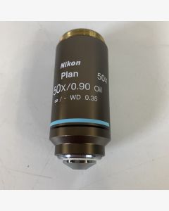nikon-microscope-objective-plan-50x-0-90-oil-wd-0-35