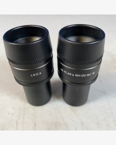 Leica 507808 11507808 Set of 2 Eyepieces HC PLAN S 10x/25 Br. M Eyepiece