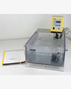 Lauda E100 Circulation Thermostat with T020 Clear Polycarbonate Bath